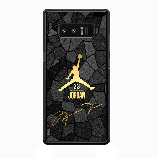 Air Jordan Golden Silhouette Samsung Galaxy Note 8 Case-Xtracase