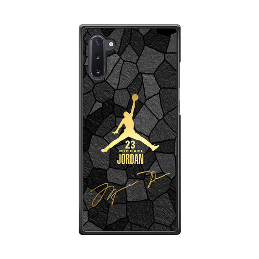 Air Jordan Golden Silhouette Samsung Galaxy Note 10 Case-Xtracase