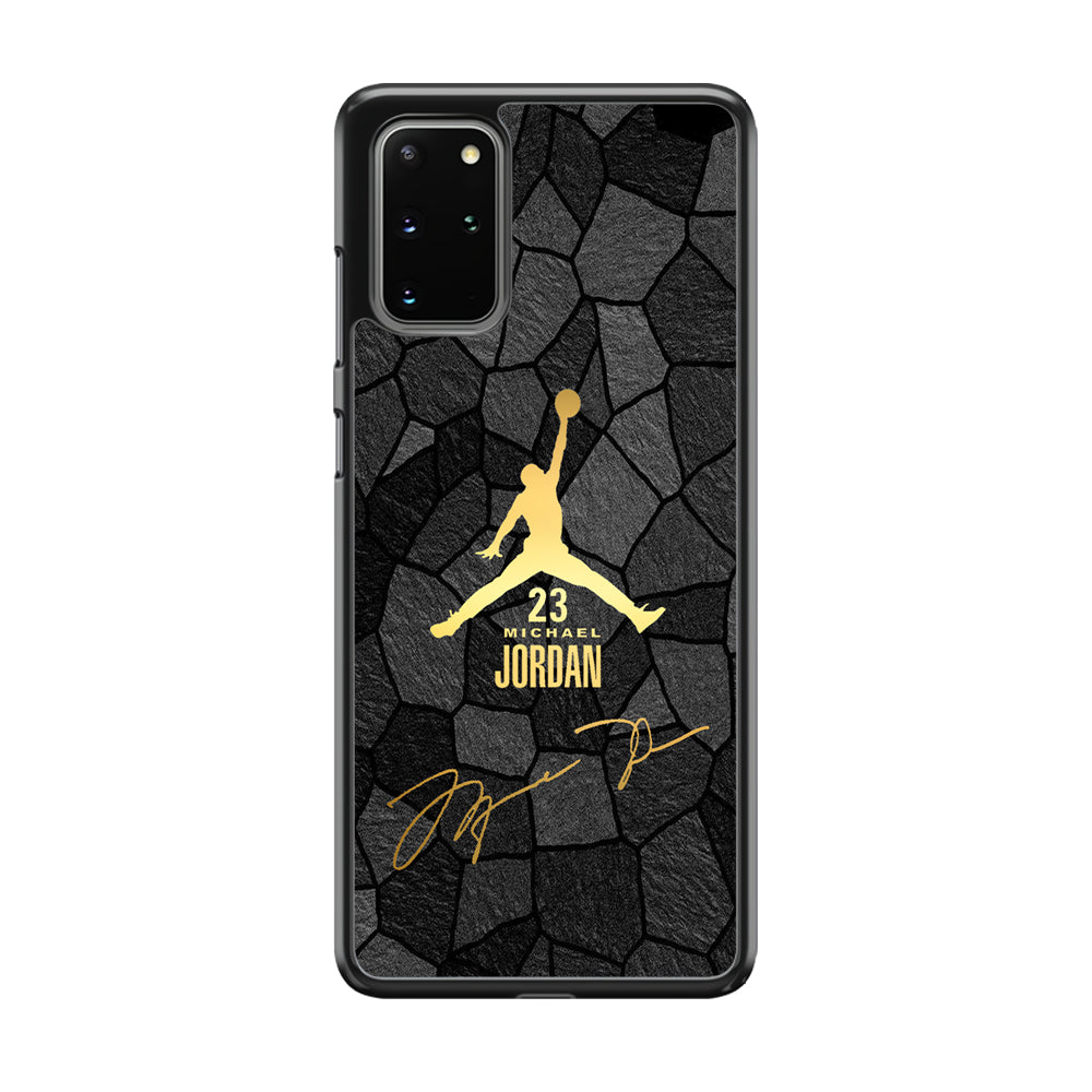 Air Jordan Golden Silhouette Samsung Galaxy S20 Plus Case-Xtracase