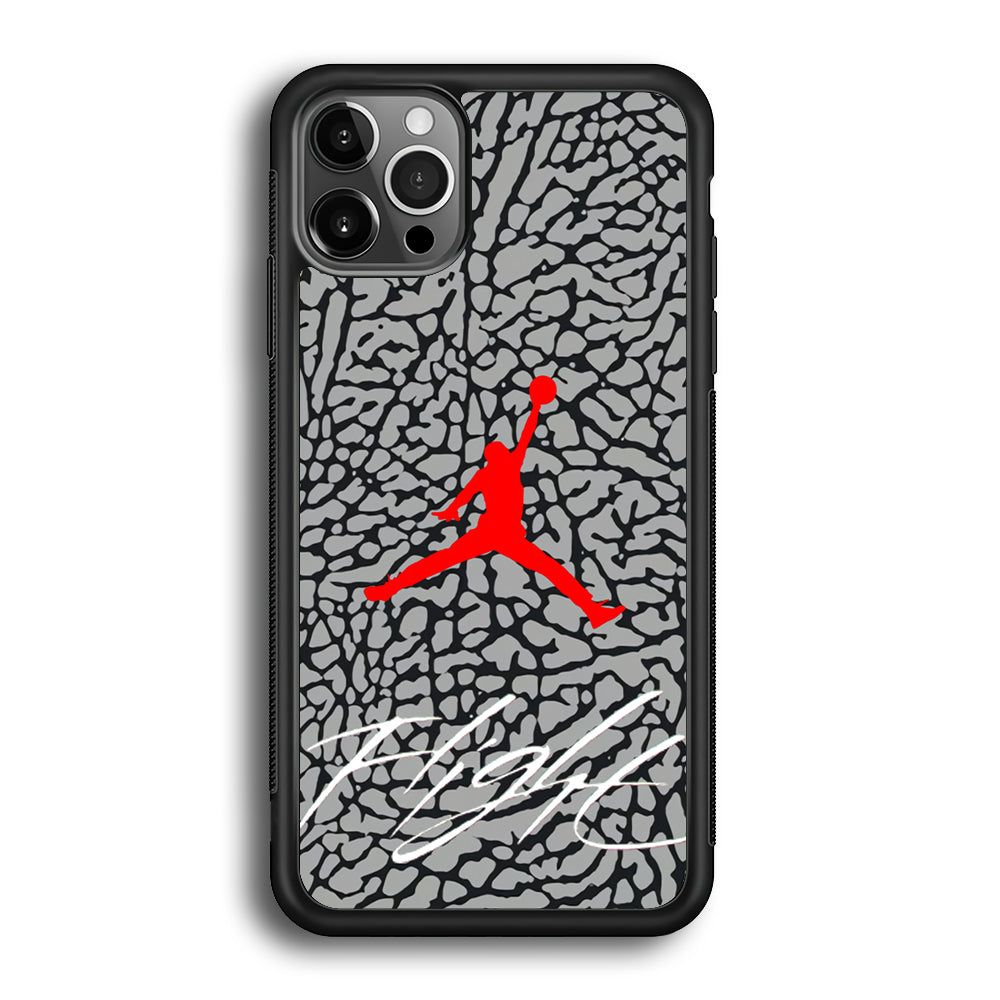 Air Jordan Hidden Patern iPhone 12 Pro Case-Xtracase