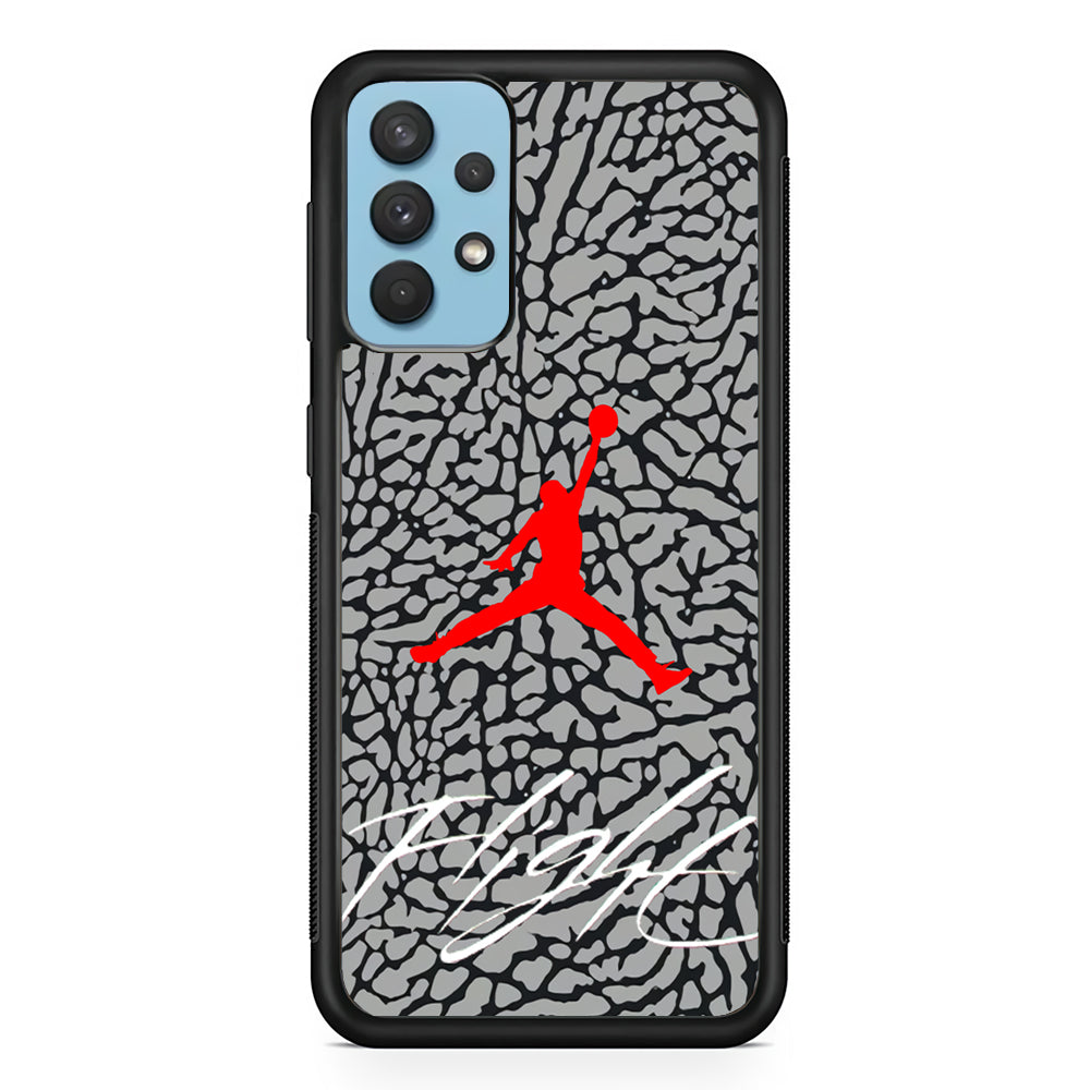 Air Jordan Hidden Patern Samsung Galaxy A32 Case-Xtracase