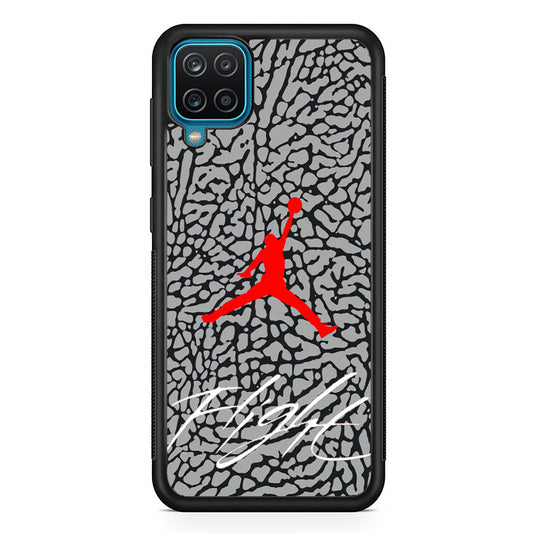 Air Jordan Hidden Patern Samsung Galaxy A12 Case-Xtracase