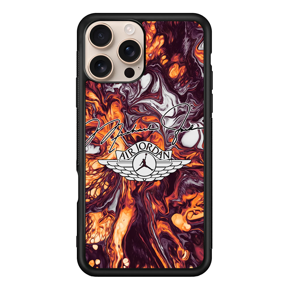 Air Jordan Luxe Signature Marble iPhone 16 Pro Case - Xtracase