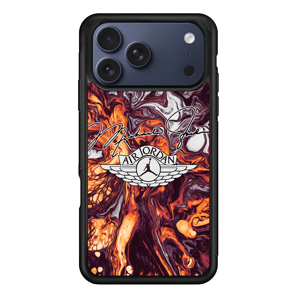 Air Jordan Luxe Signature Marble iPhone 17 Pro Case - Xtracase