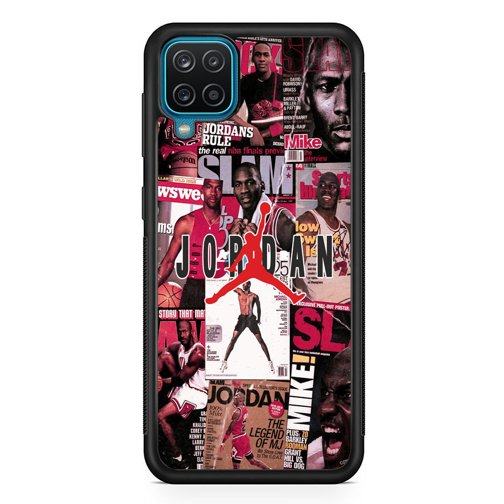 Air Jordan Magazine Collection Samsung Galaxy A12 Case-Xtracase