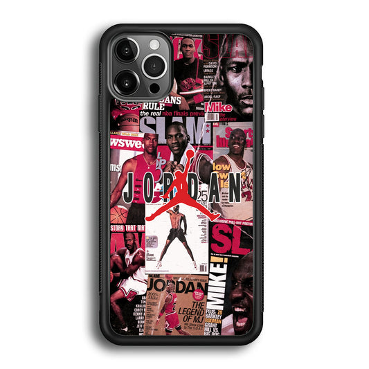 Air Jordan Magazine Collection iPhone 12 Pro Max Case-Xtracase