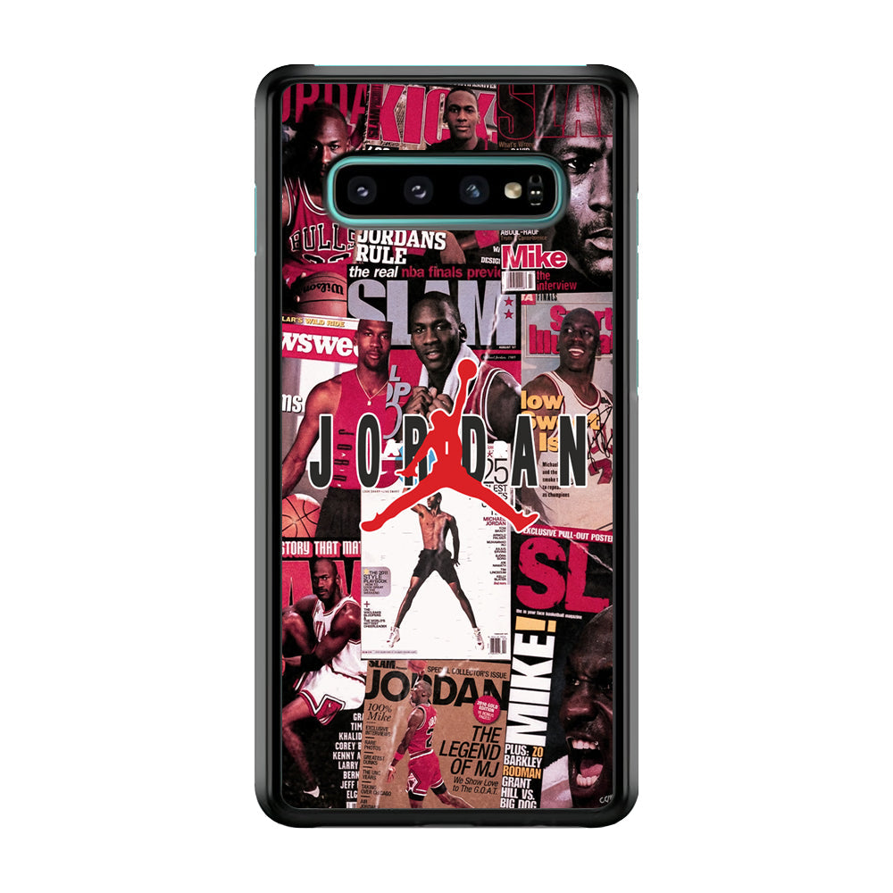 Air Jordan Magazine Collection Samsung Galaxy S10 Plus Case-Xtracase