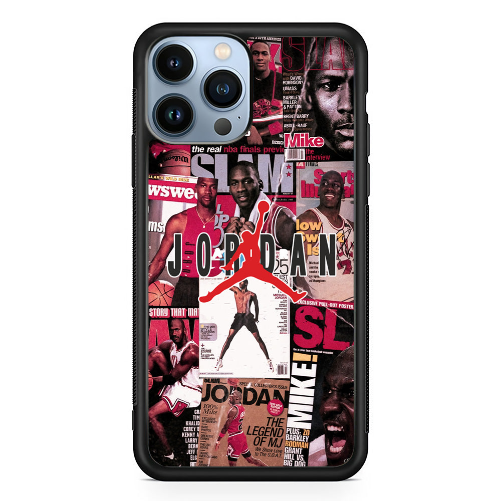 Air Jordan Magazine Collection iPhone 15 Pro Max Case-Xtracase