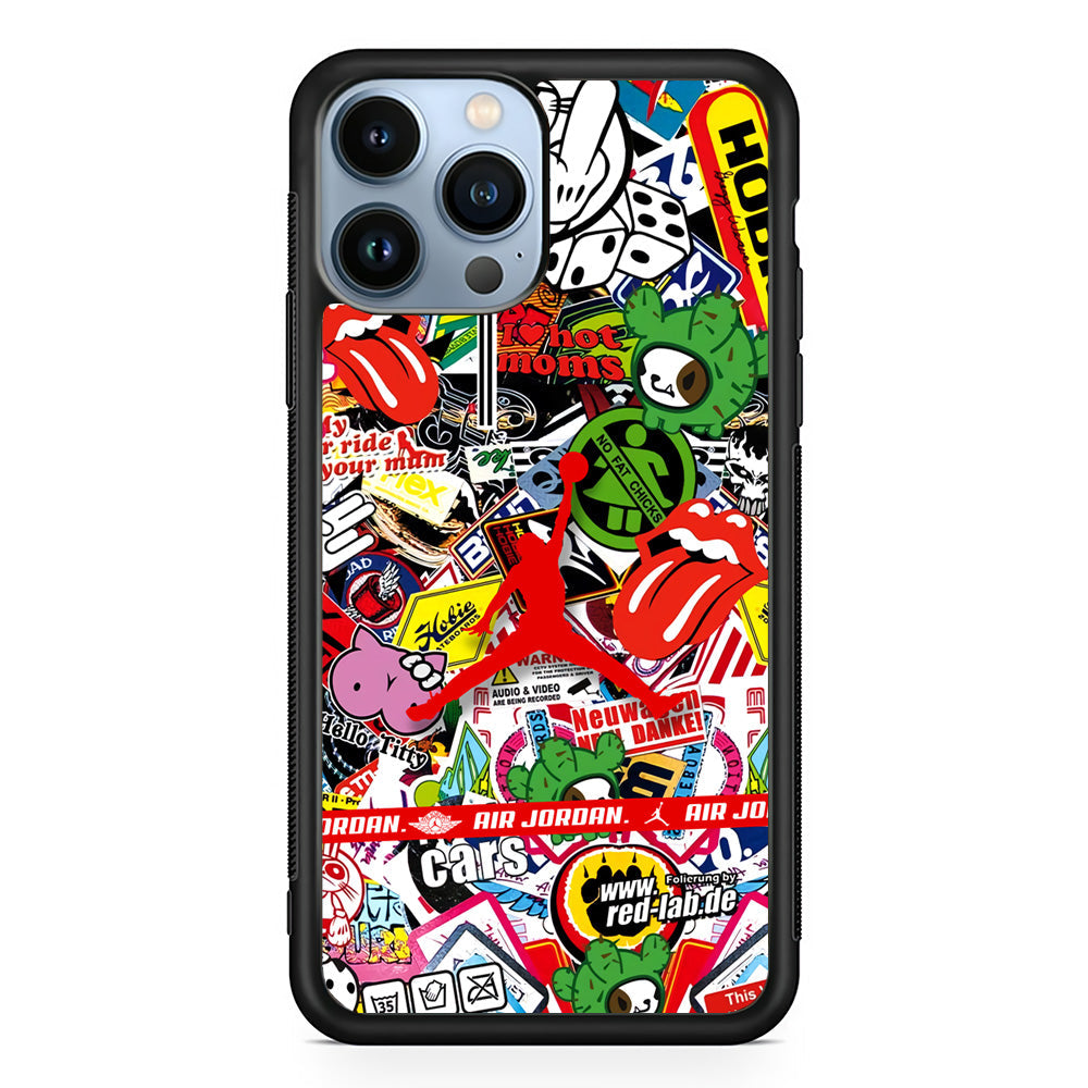 Air Jordan Mix Squad iPhone 14 Pro Max Case-Xtracase