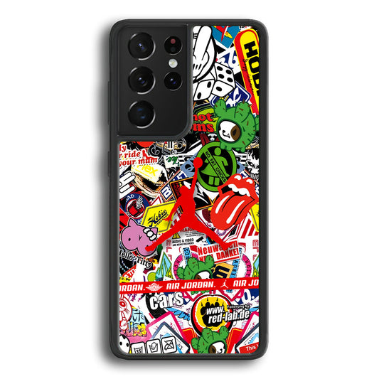Air Jordan Mix Squad Samsung Galaxy S21 Ultra Case-Xtracase