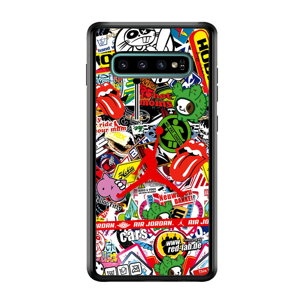 Air Jordan Mix Squad Samsung Galaxy S10 Plus Case-Xtracase
