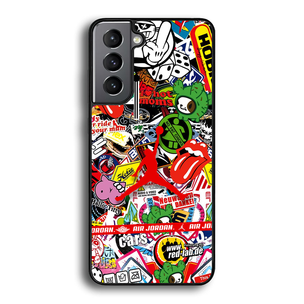 Air Jordan Mix Squad Samsung Galaxy S21 Plus Case-Xtracase