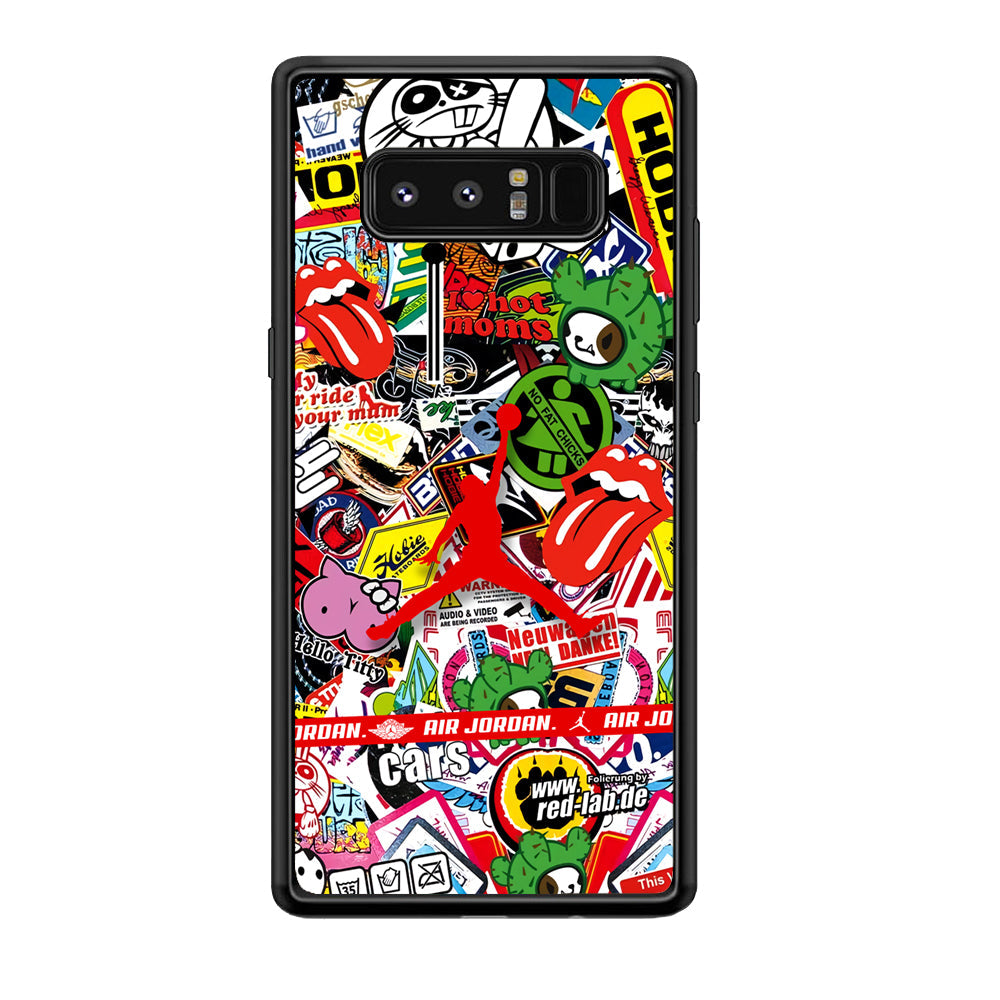 Air Jordan Mix Squad Samsung Galaxy Note 8 Case-Xtracase