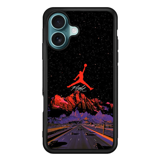 Air Jordan Night Road Landscape iPhone 16 Plus Case - Xtracase