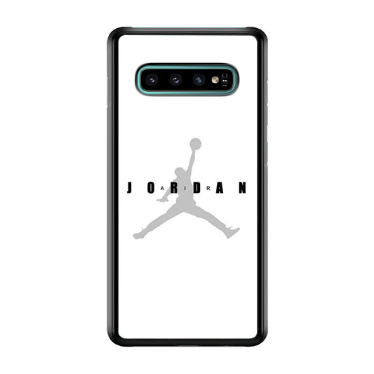 Air Jordan Pearl White Samsung Galaxy S10 Plus Case-Xtracase