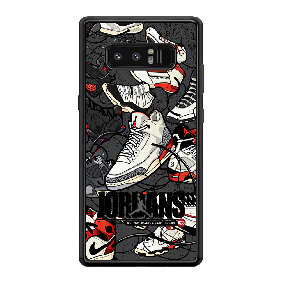 Air Jordan Play and Enjoy The Game Samsung Galaxy Note 8 Case-Xtracase