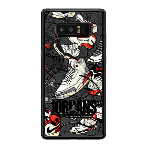 Air Jordan Play and Enjoy The Game Samsung Galaxy Note 8 Case-Xtracase