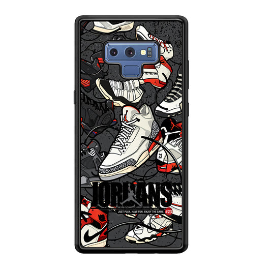 Air Jordan Play and Enjoy The Game Samsung Galaxy Note 9 Case-Xtracase