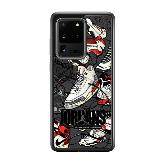 Air Jordan Play and Enjoy The Game Samsung Galaxy S20 Ultra Case-Xtracase
