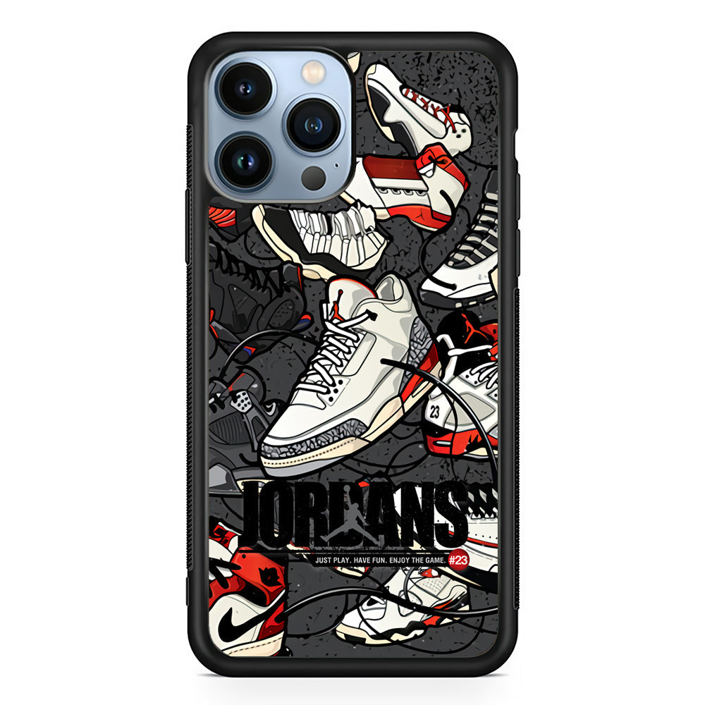 Air Jordan Play and Enjoy The Game iPhone 15 Pro Max Case-Xtracase