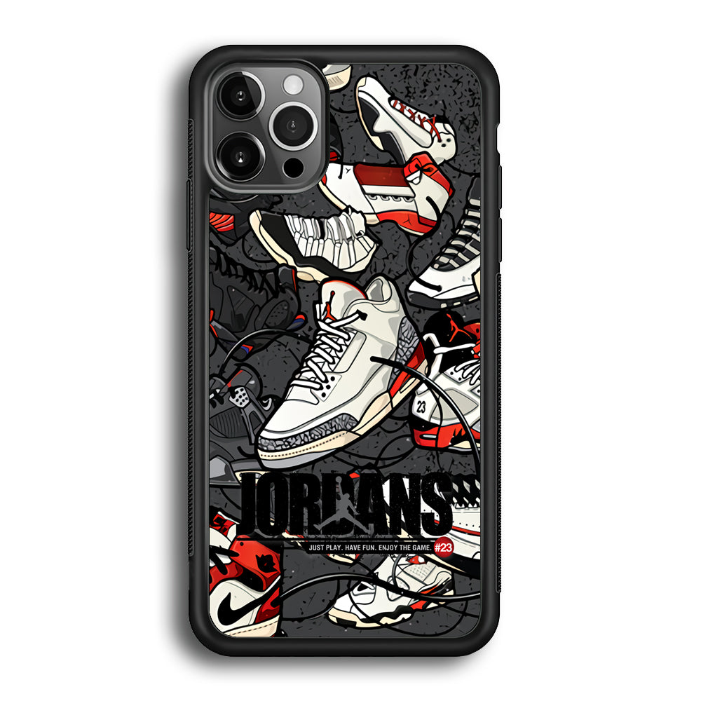 Air Jordan Play and Enjoy The Game iPhone 12 Pro Case-Xtracase