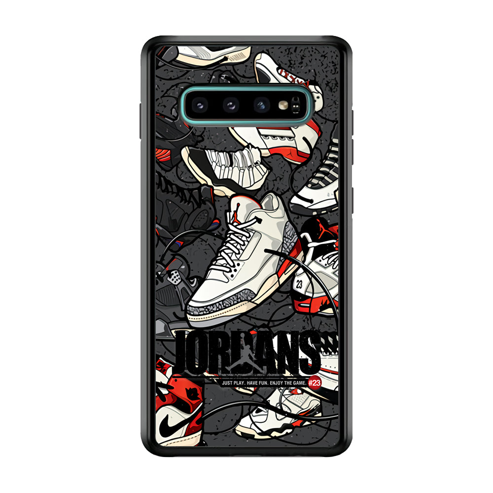 Air Jordan Play and Enjoy The Game Samsung Galaxy S10 Case-Xtracase