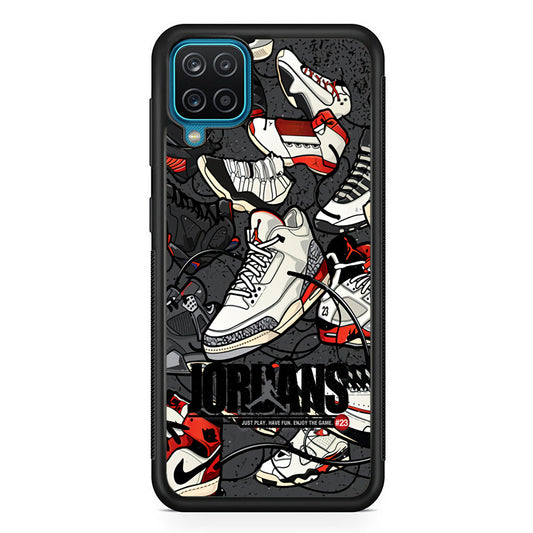 Air Jordan Play and Enjoy The Game Samsung Galaxy A12 Case-Xtracase