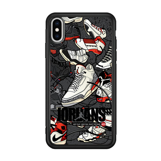 Air Jordan Play and Enjoy The Game iPhone Xs Case-Xtracase