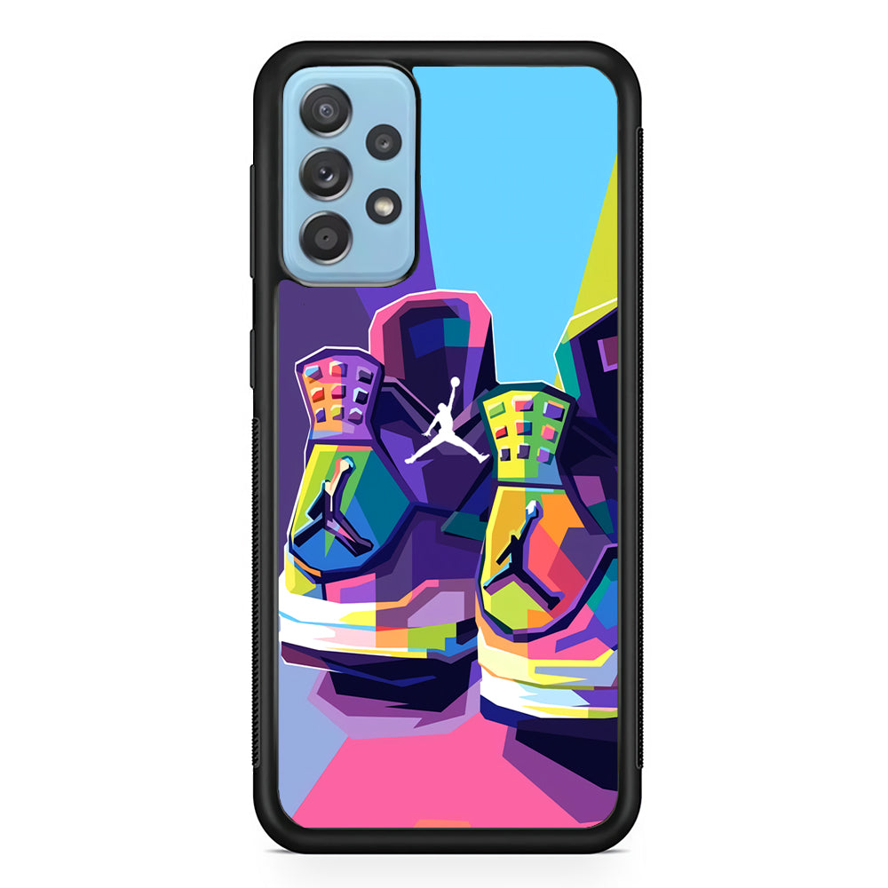 Air Jordan Pop Art Touch Samsung Galaxy A72 Case-Xtracase