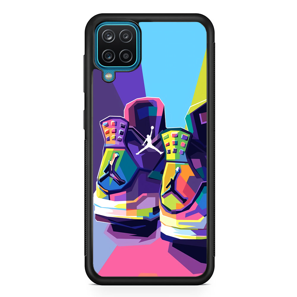 Air Jordan Pop Art Touch Samsung Galaxy A12 Case-Xtracase