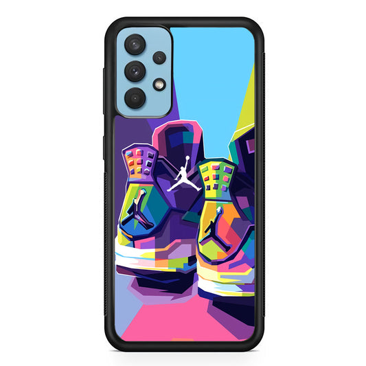 Air Jordan Pop Art Touch Samsung Galaxy A32 Case-Xtracase
