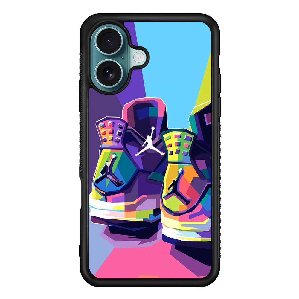 Air Jordan Pop Art Touch iPhone 16 Case - Xtracase