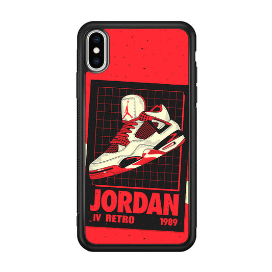 Air Jordan Poster from The Past iPhone X Case-Xtracase