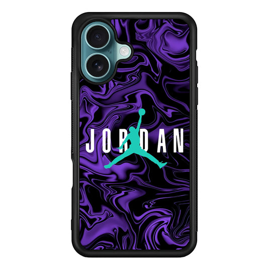 Air Jordan Purple Abstract iPhone 16 Case - Xtracase