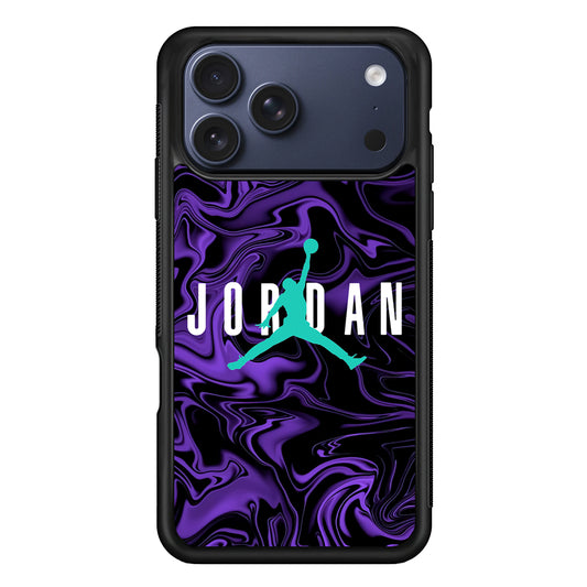 Air Jordan Purple Abstract iPhone 17 Pro Case - Xtracase