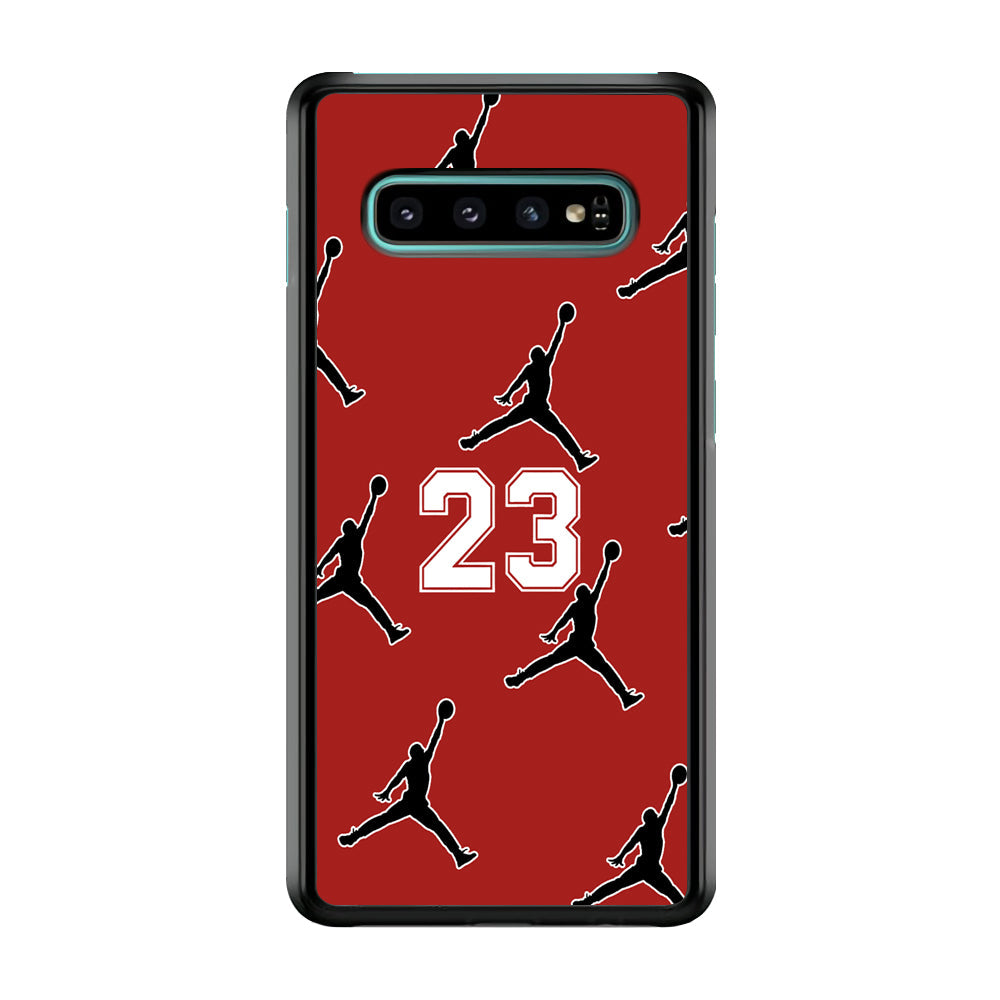 Air Jordan Red Scarlet Samsung Galaxy S10 Case-Xtracase