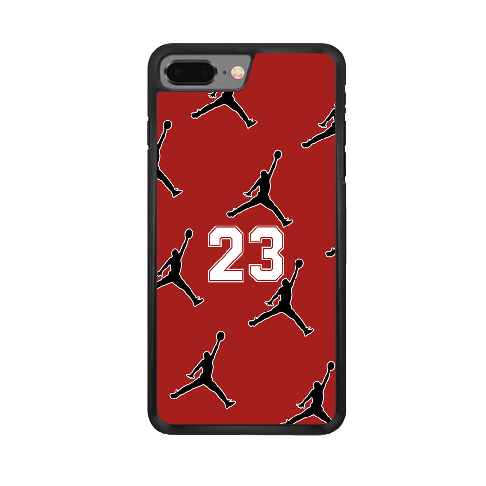 Air Jordan Red Scarlet iPhone 8 Plus Case-Xtracase