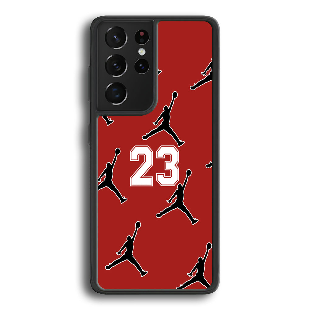 Air Jordan Red Scarlet Samsung Galaxy S25 Ultra Case-Xtracase