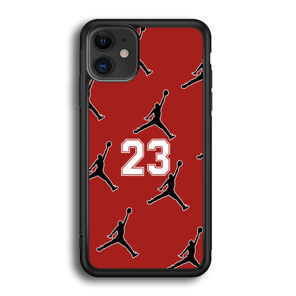 Air Jordan Red Scarlet iPhone 12 Case-Xtracase