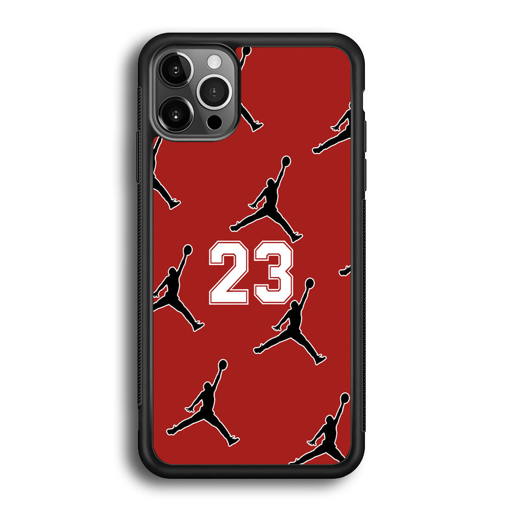 Air Jordan Red Scarlet iPhone 12 Pro Max Case-Xtracase