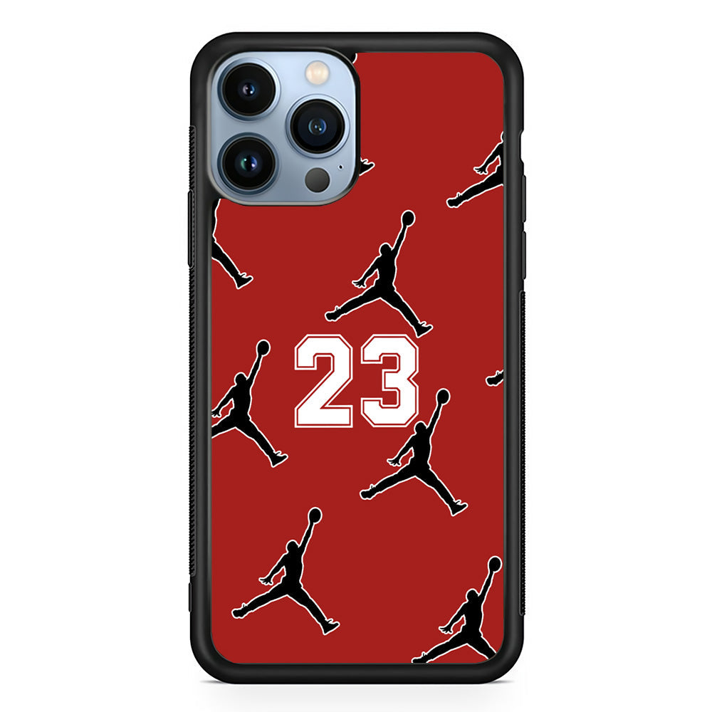 Air Jordan Red Scarlet iPhone 14 Pro Max Case-Xtracase