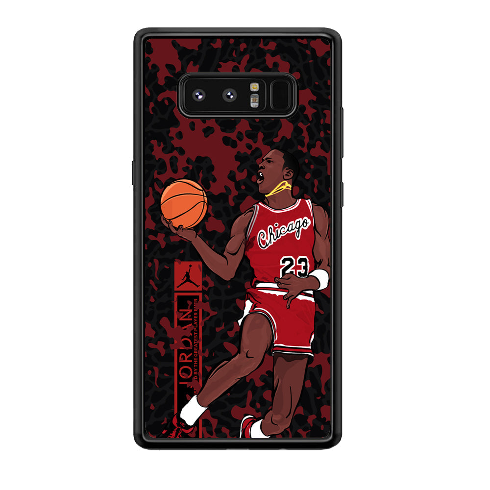 Air Jordan Return on Victorious Samsung Galaxy Note 8 Case-Xtracase