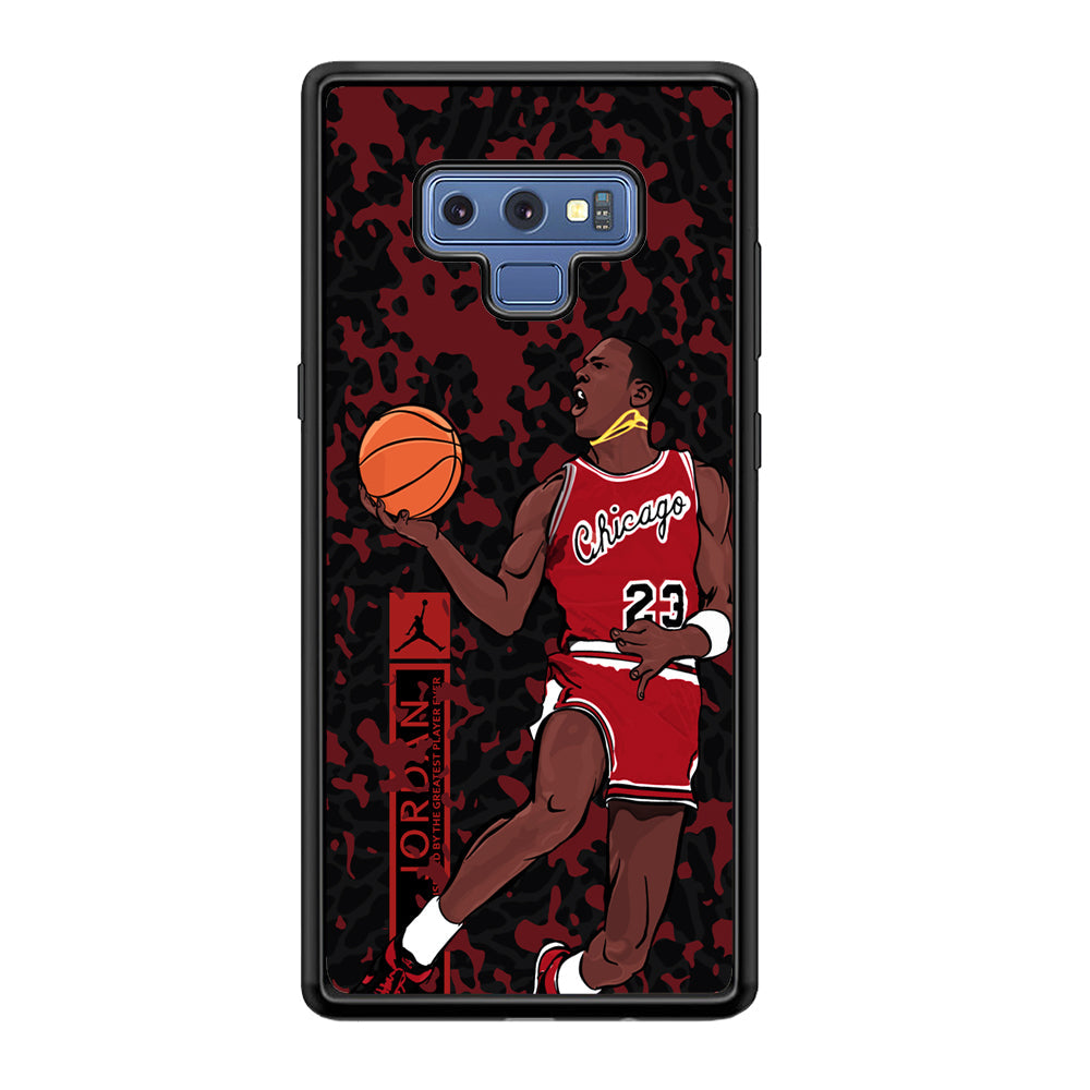Air Jordan Return on Victorious Samsung Galaxy Note 9 Case-Xtracase