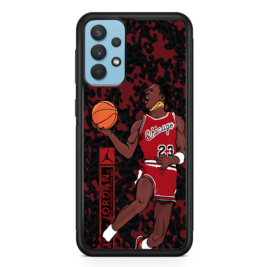 Air Jordan Return on Victorious Samsung Galaxy A32 Case-Xtracase
