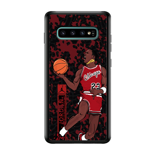 Air Jordan Return on Victorious Samsung Galaxy S10 Plus Case-Xtracase