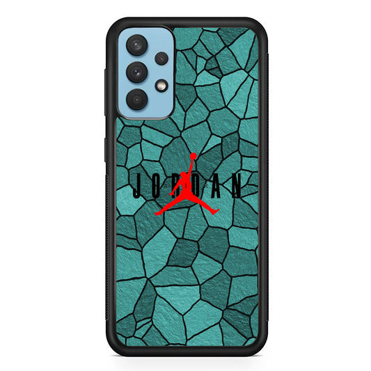 Air Jordan Rock Patern Samsung Galaxy A32 Case-Xtracase