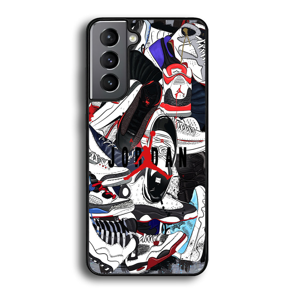 Air Jordan Scattered Collection Samsung Galaxy S21 Plus Case-Xtracase