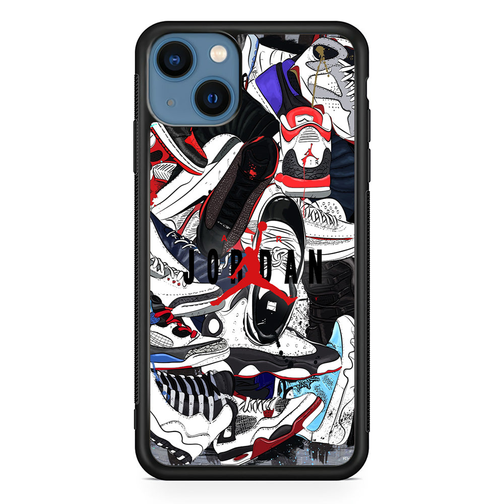 Air Jordan Scattered Collection iPhone 15 Case-Xtracase