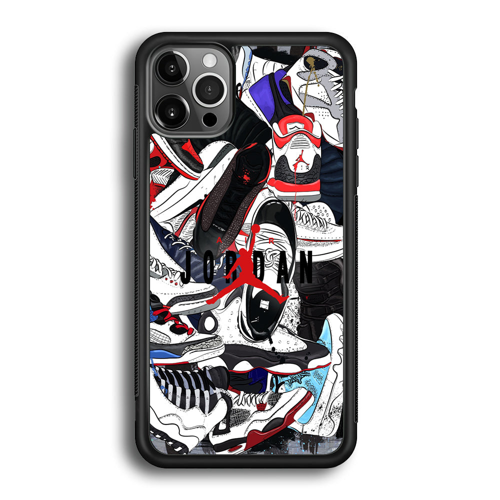 Air Jordan Scattered Collection iPhone 12 Pro Max Case-Xtracase