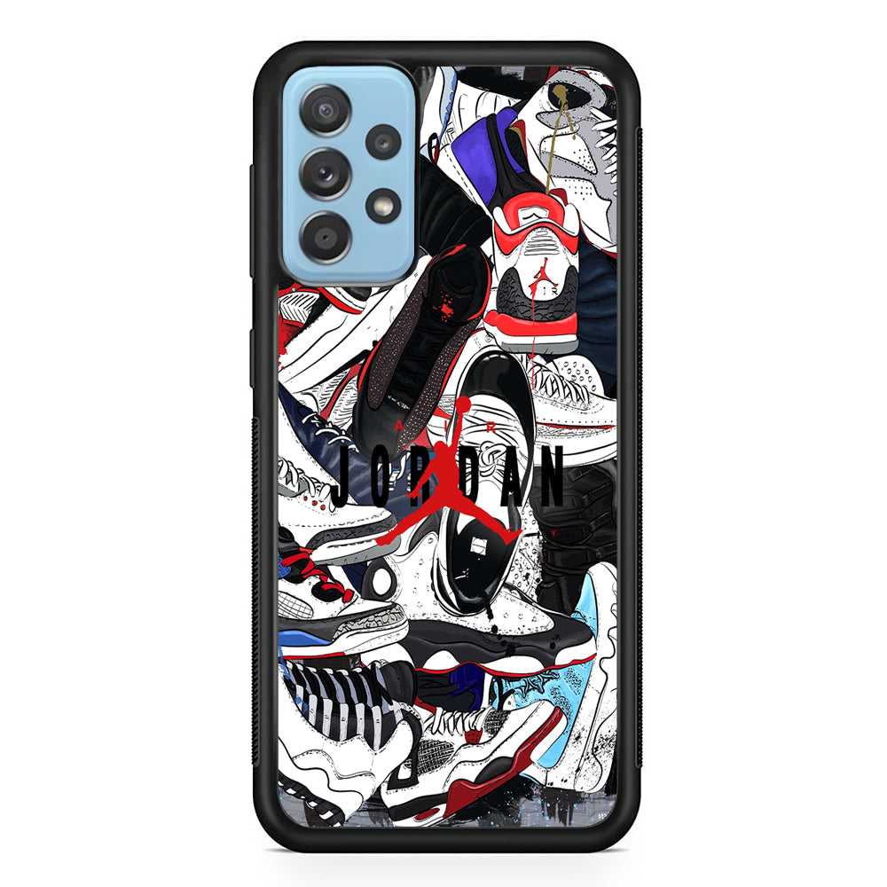 Air Jordan Scattered Collection Samsung Galaxy A52 Case-Xtracase